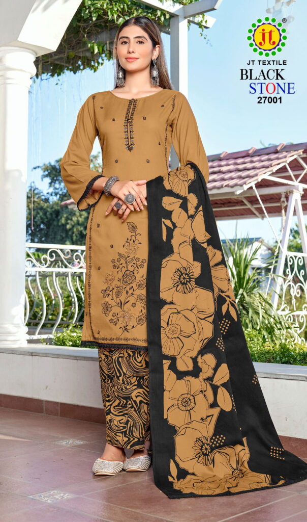 Launching Jt Black Stone Vol 27 Rayon Sequence Embroidery Dress Material Collection Wholesale 2026
