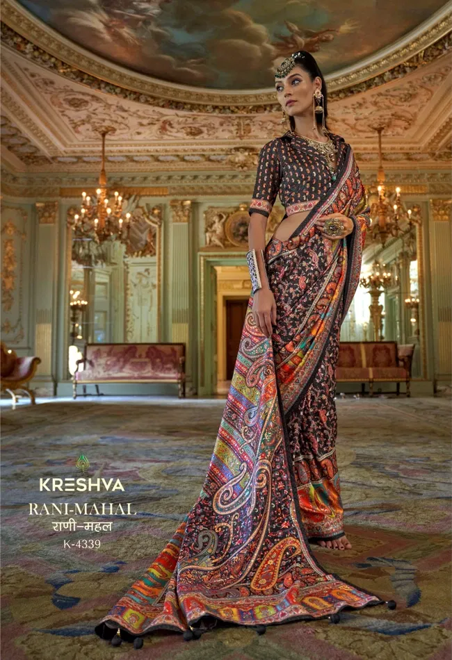 Latest Kreshva Rani Mahal P.V Silk With Glory Finish Look Saree Wholesale 2026