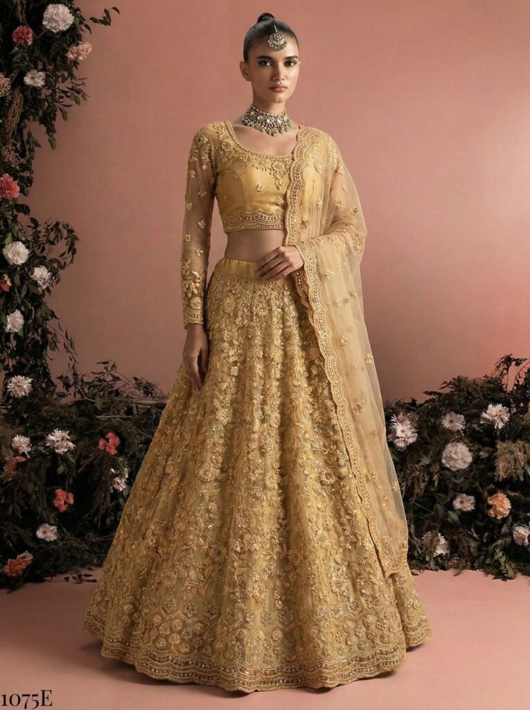 Latest Alizeh Bridal Heritage Colours 1075 Butterfly Net Designer Lehenga Choli Collection Wholesale 2026