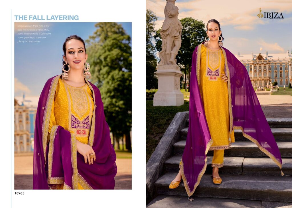 Buy Ibiza Rang Bandhej Silk Digital Printed Salwar Suit Collection Wholesale 2026