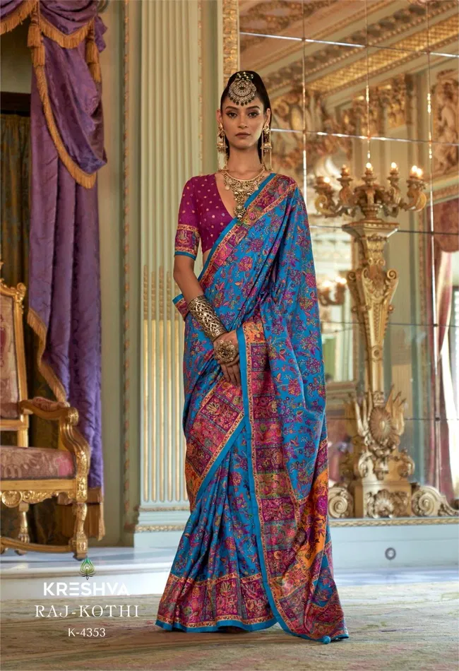 Launching Kreshva Raj Kothi P.V Silk Designer Saree Wholesale 2026