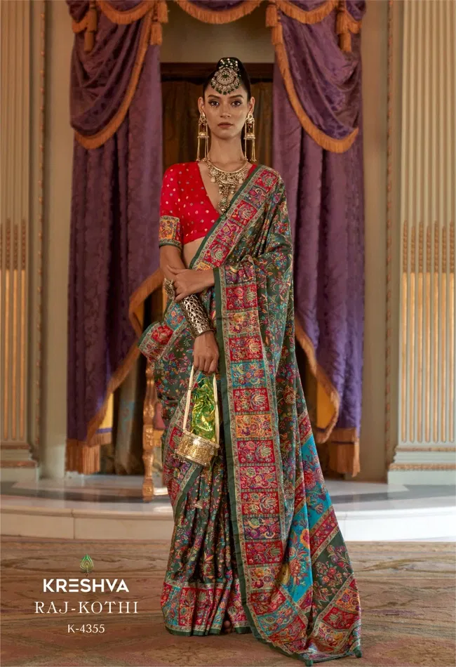 Launching Kreshva Raj Kothi P.V Silk Designer Saree Wholesale 2026