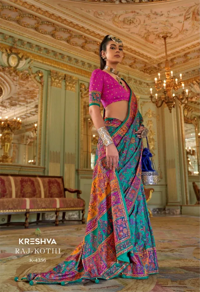 Launching Kreshva Raj Kothi P.V Silk Designer Saree Wholesale 2026