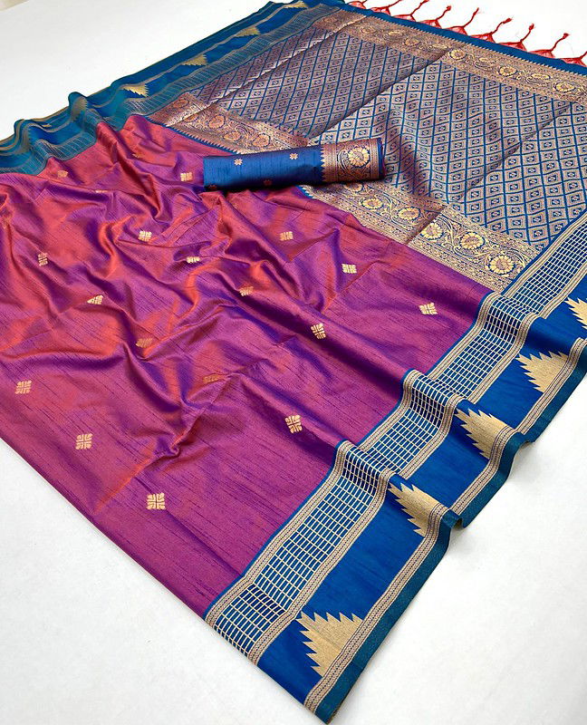 Latest Rajtex Kontessa Temple Tussar Silk Handloom Weaving Saree Wholesale 2026