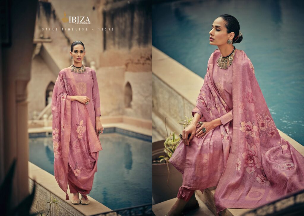 Launching Ibiza Ellena Pure Silk Cotton Jacquard With Handwork Salwar Kameez Wholesale 2026