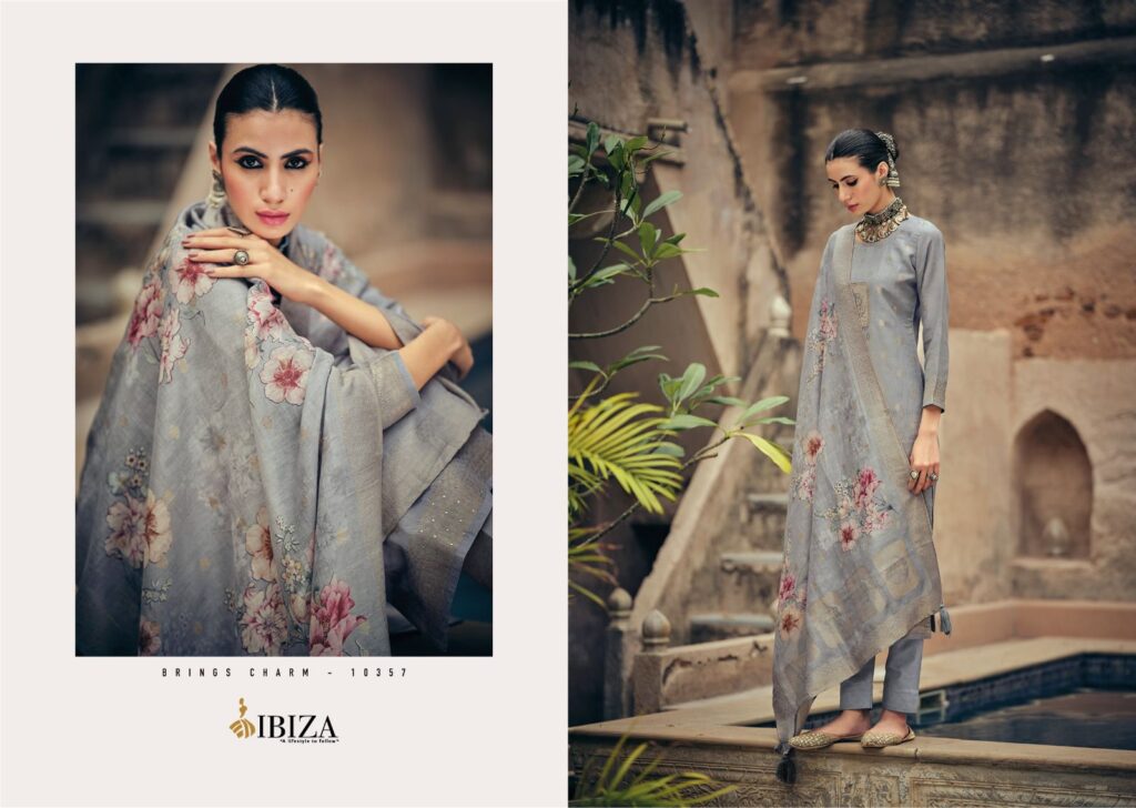 Launching Ibiza Ellena Pure Silk Cotton Jacquard With Handwork Salwar Kameez Wholesale 2026