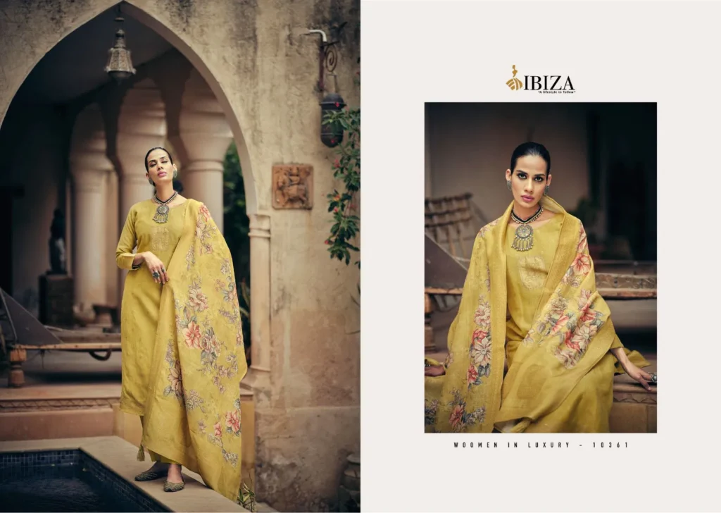Launching Ibiza Ellena Pure Silk Cotton Jacquard With Handwork Salwar Kameez Wholesale 2026