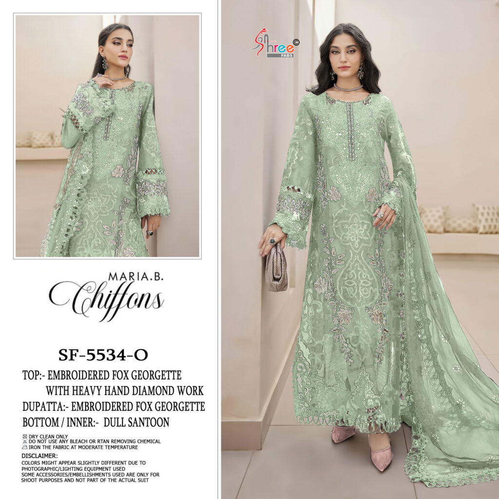 Buy Shree Sf 5534 Vol 2 Faux Georgette Embroidery Pakistani Salwar Kameez Wholesale 2026