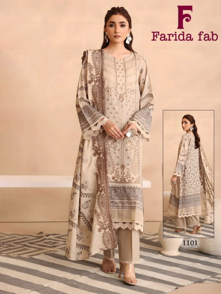 Latest Farida Fab Crimsons Vol 11 Cotton Dress Material Collection Wholesale 2026