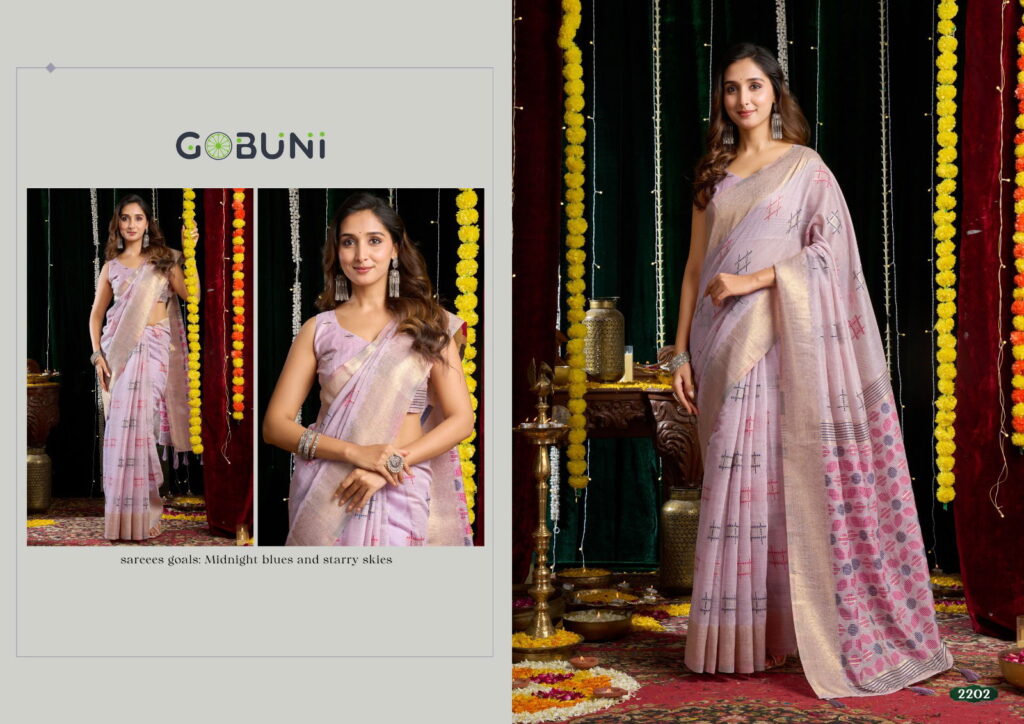 Beautiful Gobuni Shikha Soft Spun Cotton Jari Saree Collection Wholesale 2026