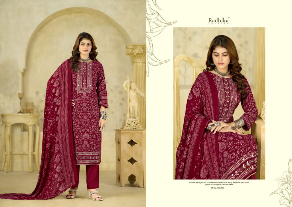 Launching Radhika Azara Firoza Vol 3 Viscose Printed Dress Material Collection Wholesale 2026