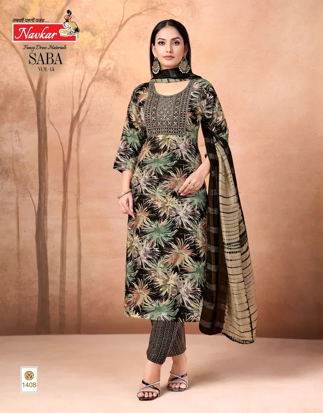 Launching Navkar Saba Vol 14 Rayon Kurtti Bottom With Dupatta Wholesale 2026