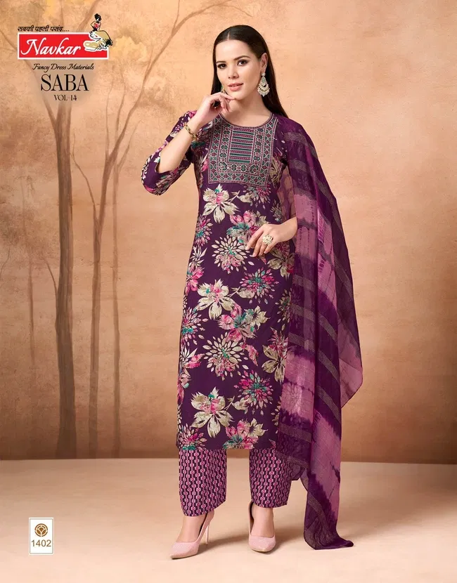 Launching Navkar Saba Vol 14 Rayon Kurtti Bottom With Dupatta Wholesale 2026