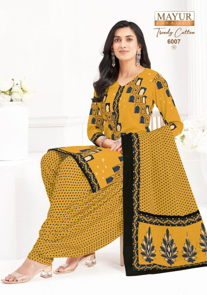 Stylish Mayur Trendy Cotton Vol 6 Cotton Printed Daily Wear Dress Material Collection Wholesale 2026