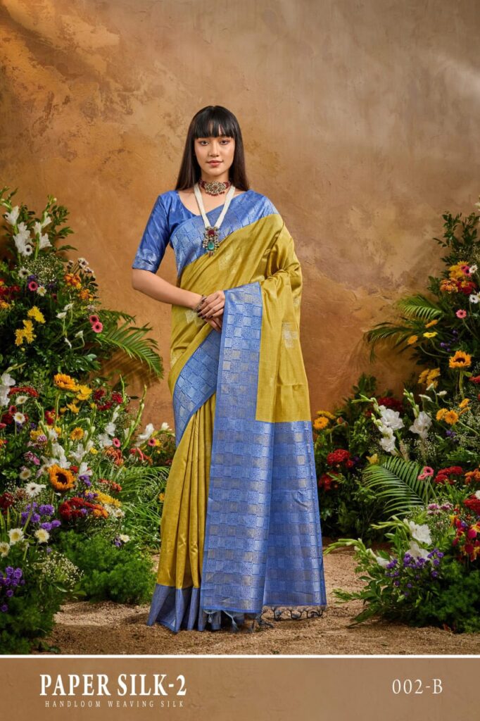 Beautiful Rajtex Paper Silk 02 Handloom Weaiving Paper Silk Saree Collection Wholesale 2026