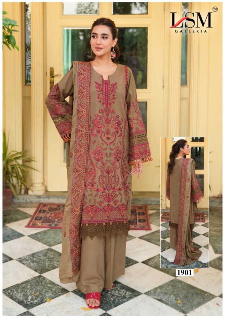Latest Lsm Parian Dream Vol 19 Lawn Cotton Printed Dress Material Collection Wholesale 2026