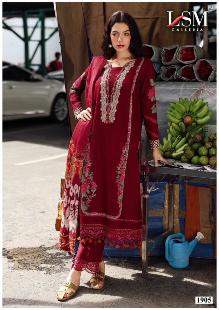 Latest Lsm Parian Dream Vol 19 Lawn Cotton Printed Dress Material Collection Wholesale 2026