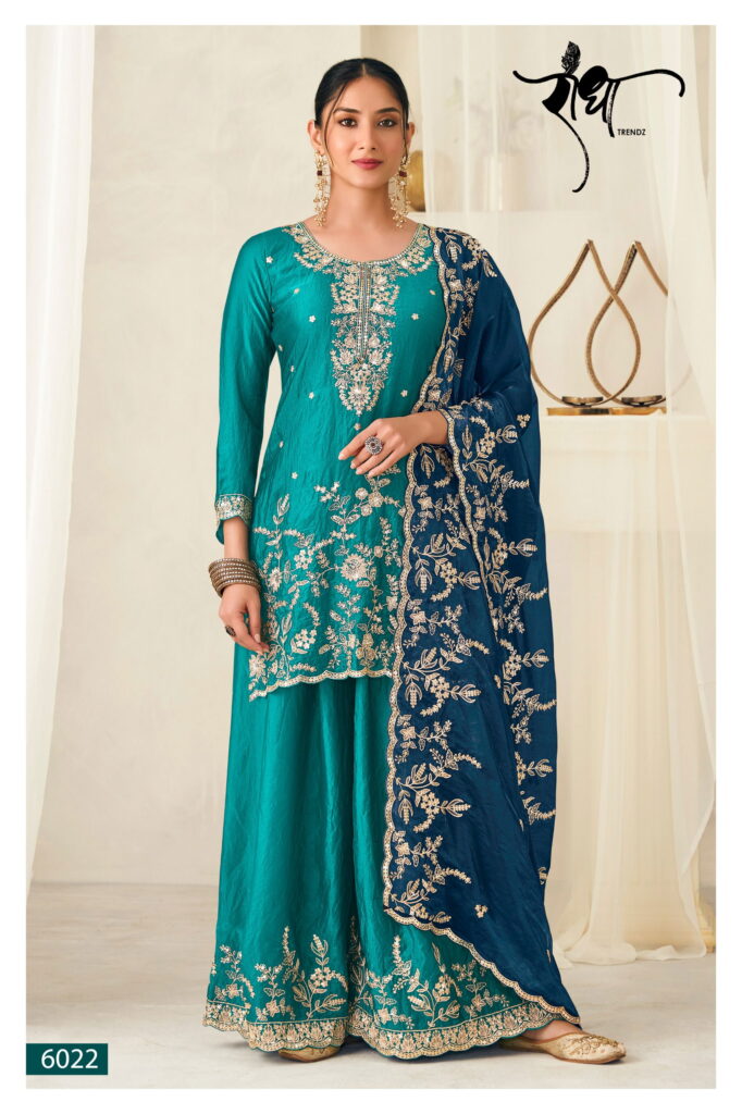 Beautiful Radha Chandani Fendy Silk With Embroidery Work Salwar Kameez Wholesale 2026