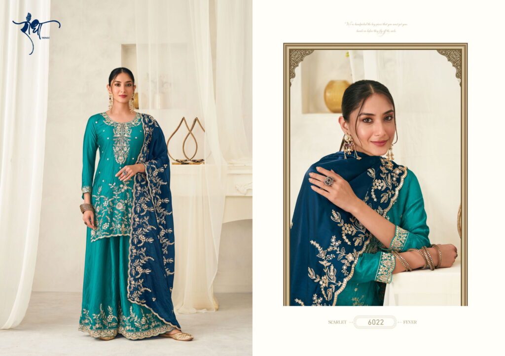Beautiful Radha Chandani Fendy Silk With Embroidery Work Salwar Kameez Wholesale 2026