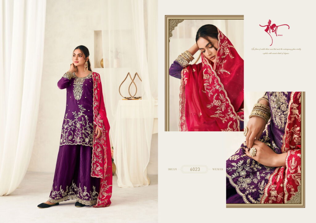Beautiful Radha Chandani Fendy Silk With Embroidery Work Salwar Kameez Wholesale 2026