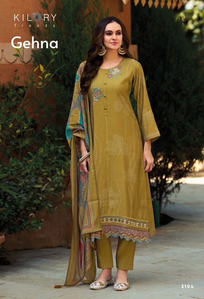 Buy Kilory Gehna Modal Silk Digital Print Embroidery Salwar Kameez Wholesale 2026