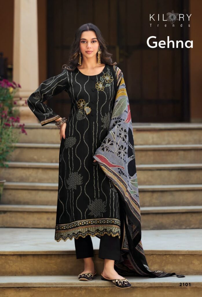 Buy Kilory Gehna Modal Silk Digital Print Embroidery Salwar Kameez Wholesale 2026