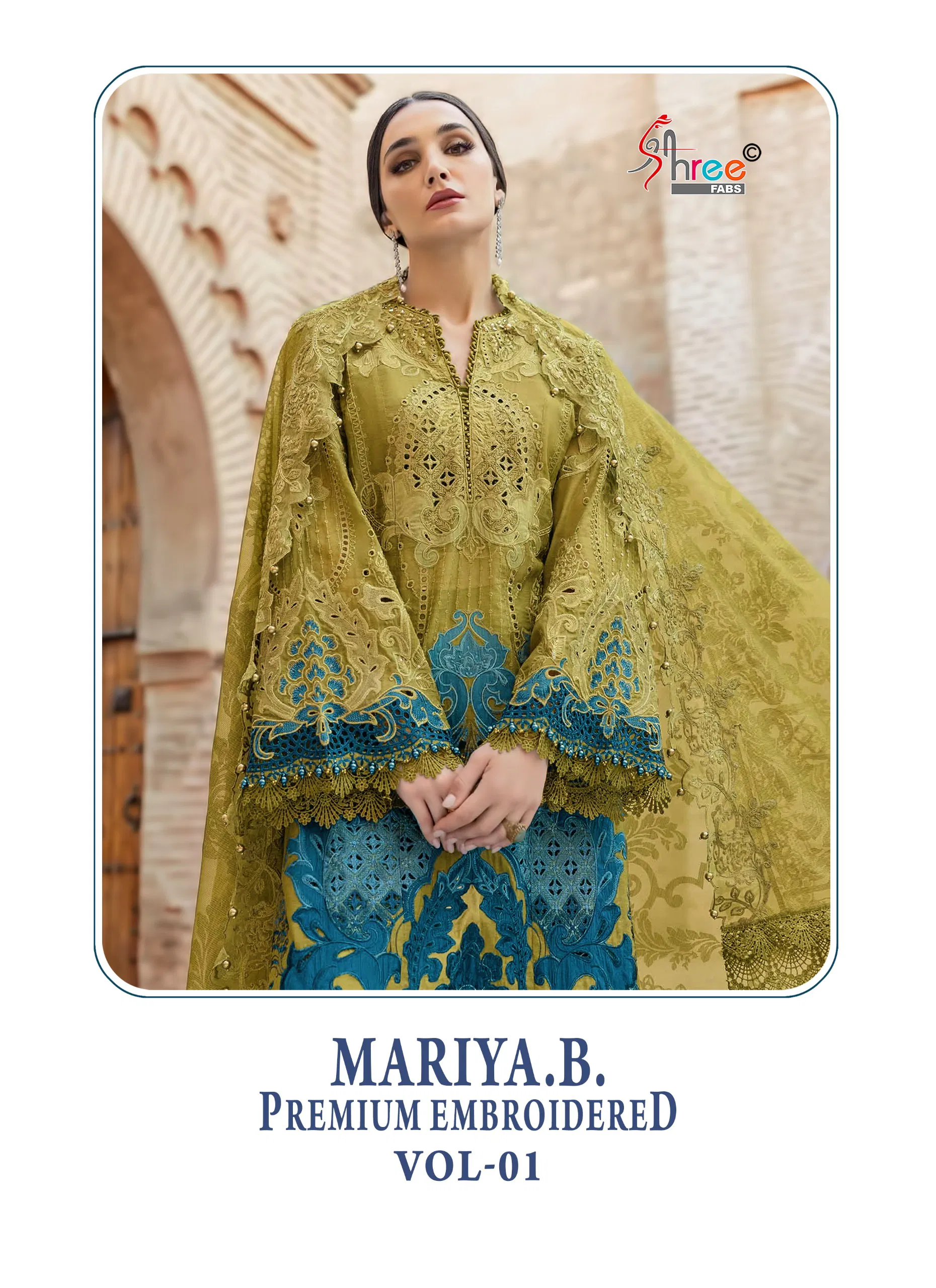 Stylish Shree Mariya B Premium Embroidered Vol 1 Cotton Pakistani Salwar Kameez Wholesale 2026