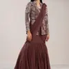 Stylish Bt 7135 Chinon Embroidery Worked Trending Party Wear Jacket Lehenga With Dupatta Wholesale 2026