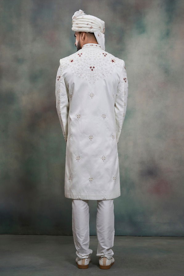 Latest Swarg 5090 to 5094 series Rose gold sherwani set Collection Wholesale 2026