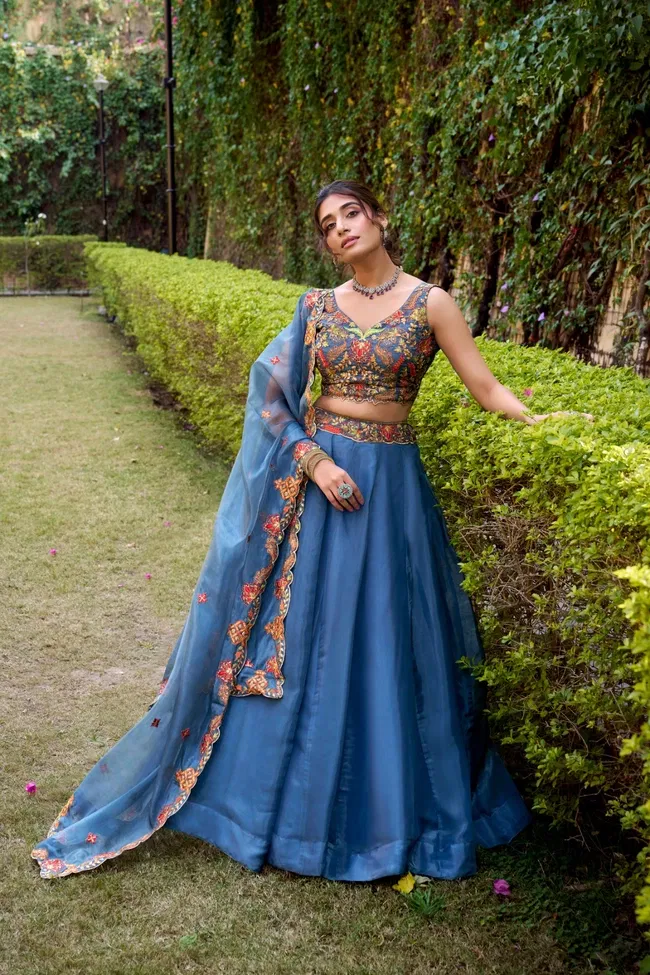 Beautiful Lekha yf 1445 Chanda Silk Plain With Embroidery Worked Designer Lehenga Choli Wholesale 2026