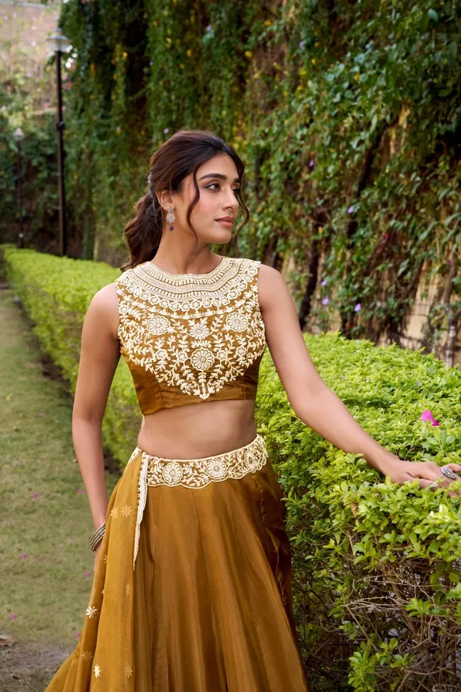 Beautiful Lekha yf 1445 Chanda Silk Plain With Embroidery Worked Designer Lehenga Choli Wholesale 2026