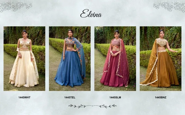 Beautiful Lekha yf 1445 Chanda Silk Plain With Embroidery Worked Designer Lehenga Choli Wholesale 2026