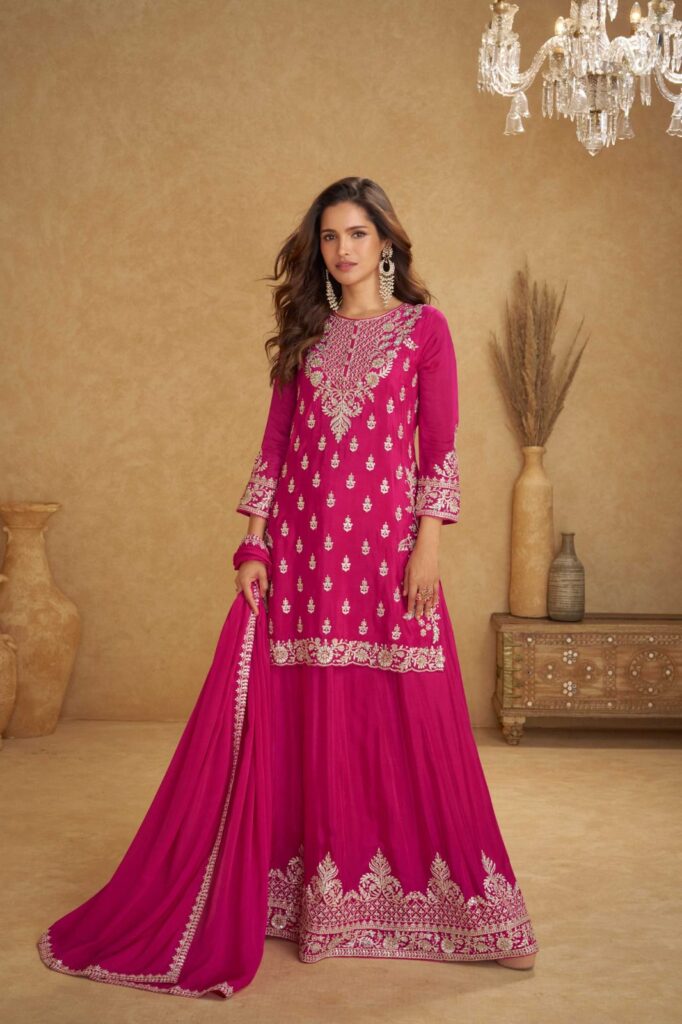 Latest Gulkayra Nirvi Chinon Embroidery Work Designer Salwar Kameez Wholesale 2026