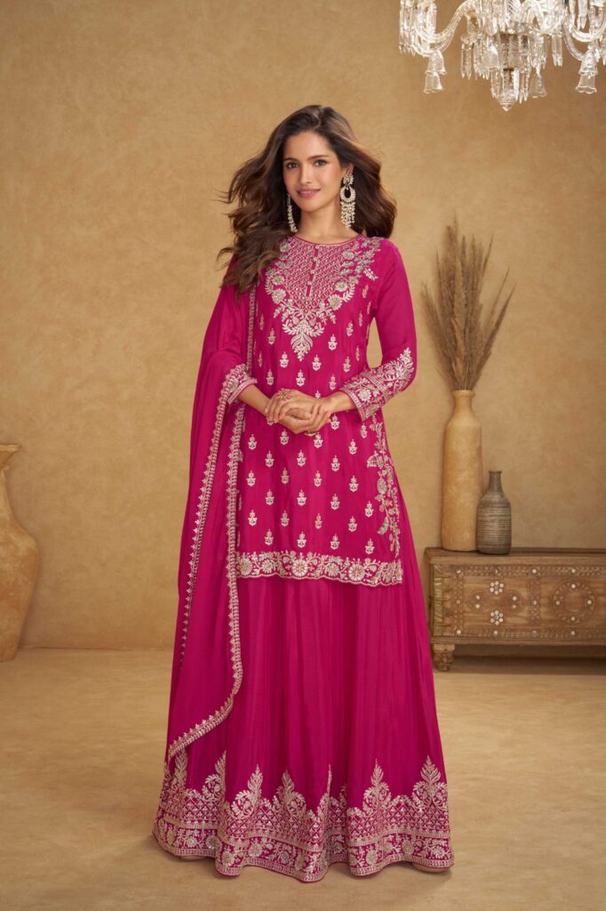 Latest Gulkayra Nirvi Chinon Embroidery Work Designer Salwar Kameez Wholesale 2026