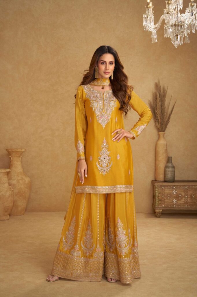 Latest Gulkayra Nirvi Chinon Embroidery Work Designer Salwar Kameez Wholesale 2026