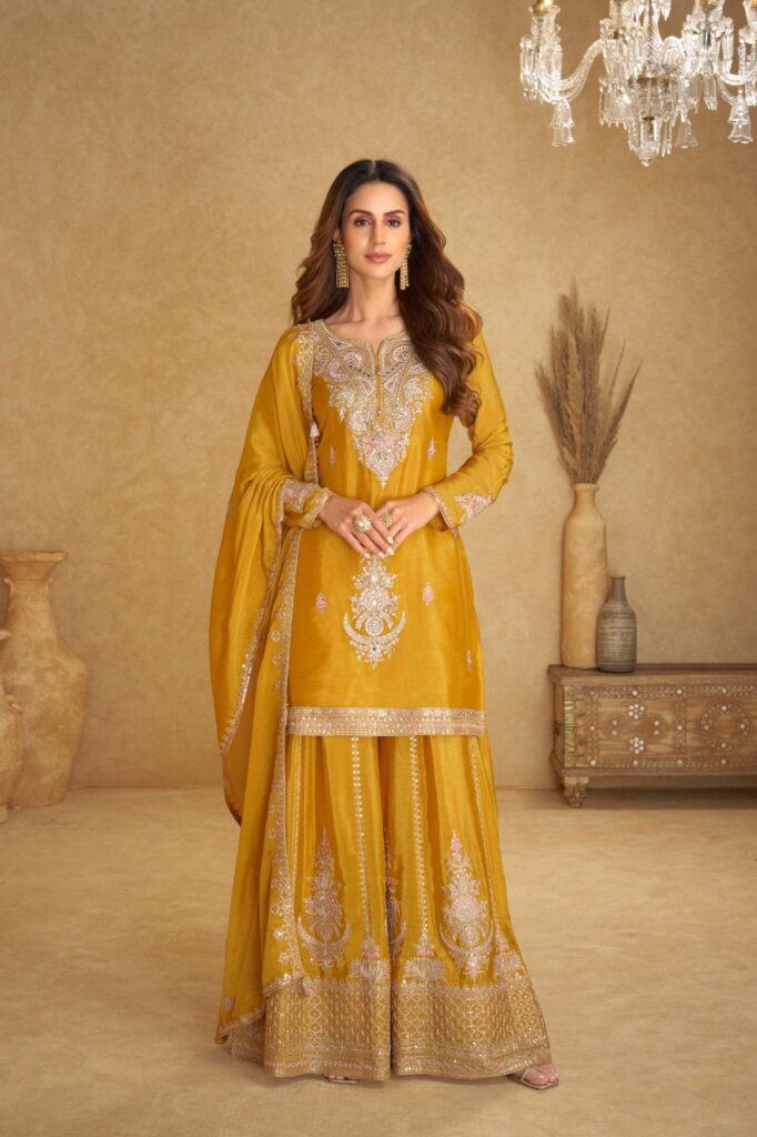 Latest Gulkayra Nirvi Chinon Embroidery Work Designer Salwar Kameez Wholesale 2026