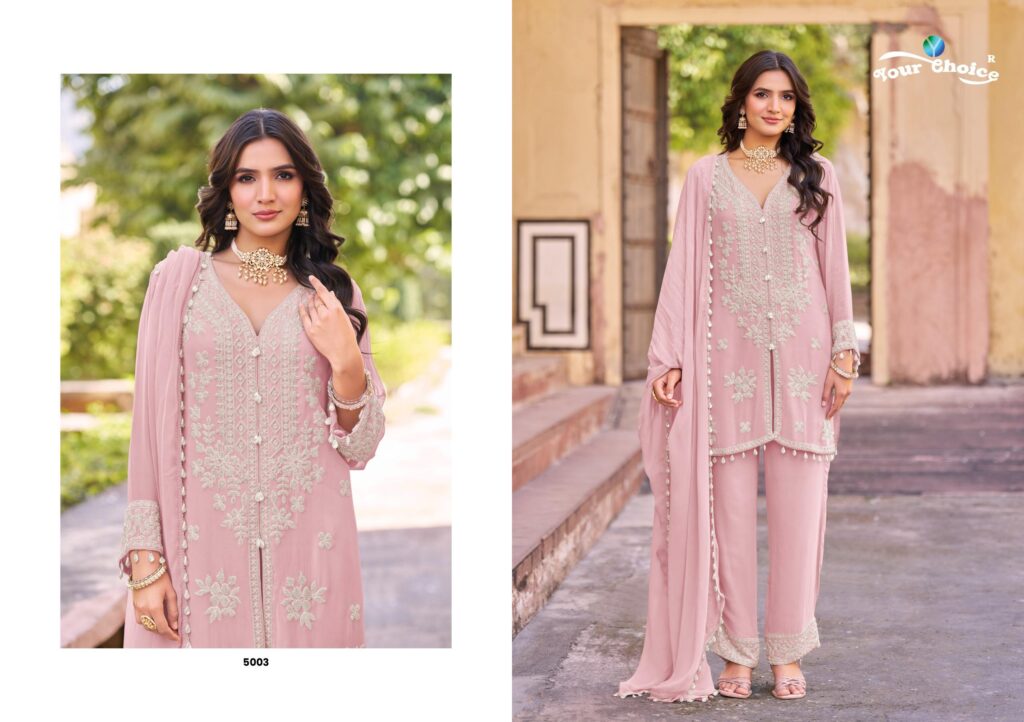 Beautiful Your Choice Delta Chinon Embroidered Designer Salwar Kameez Wholesale 2026