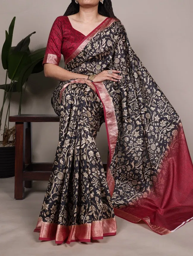 Buy Lekha Yf 7055 Tussar Silk Printed Fancy Saree Collection Wholesale 2026