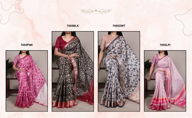 Buy Lekha Yf 7055 Tussar Silk Printed Fancy Saree Collection Wholesale 2026