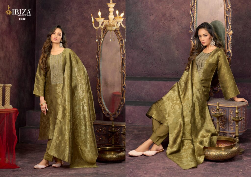 Stylish Ibiza Dil Noor Ziraf Silk With Embroidery Salwar Kameez Collection Wholesale 2026