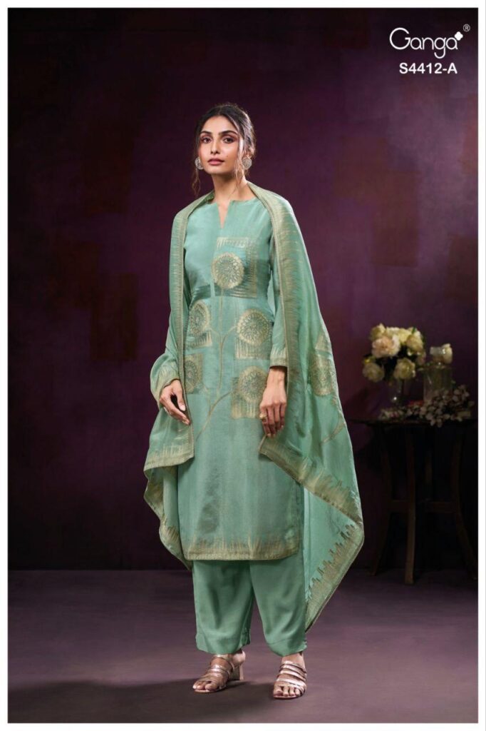Beautiful Ganga Riyara 4412 Bemberg Silk With Embroidery Salwar Kameez Wholesale 2026