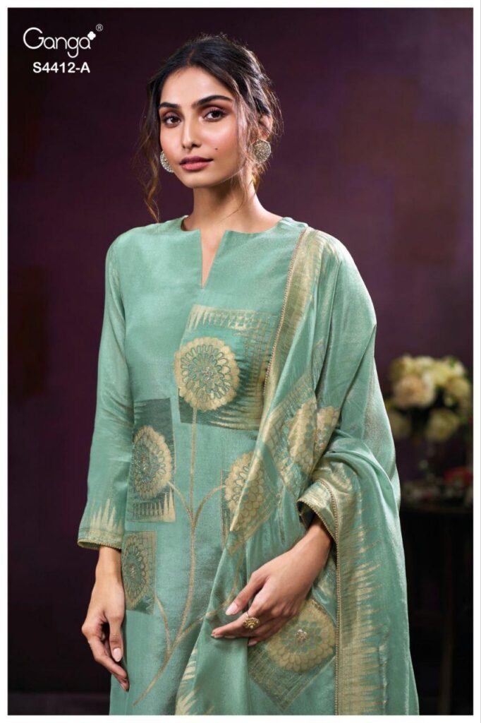 Beautiful Ganga Riyara 4412 Bemberg Silk With Embroidery Salwar Kameez Wholesale 2026