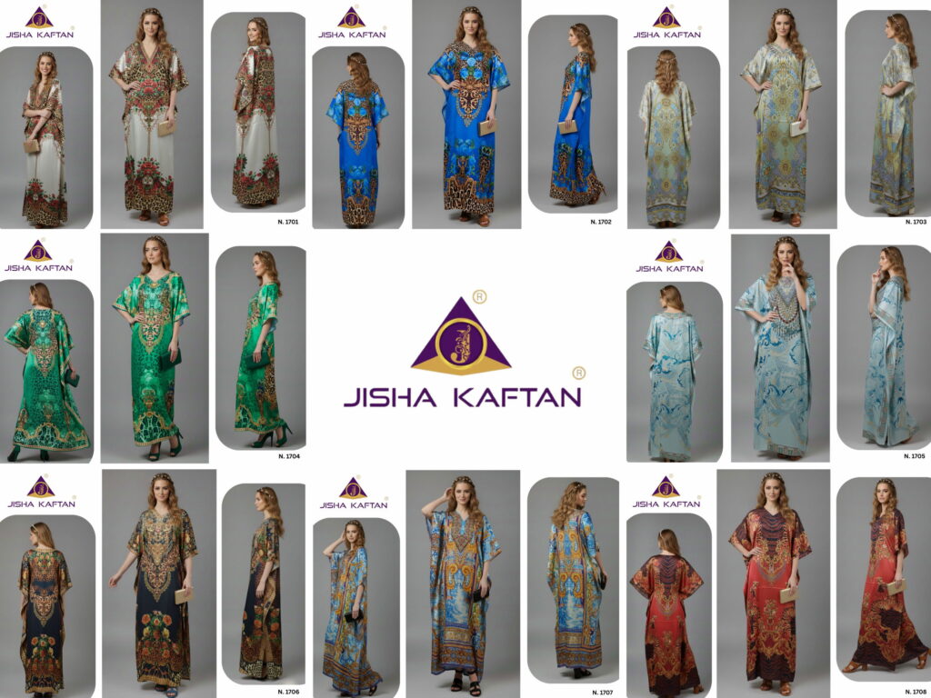 Beautiful Jisha Kaftan E Nazakat Vol 17 Poly Japan Satin Kaftan Collection Wholesale 2026