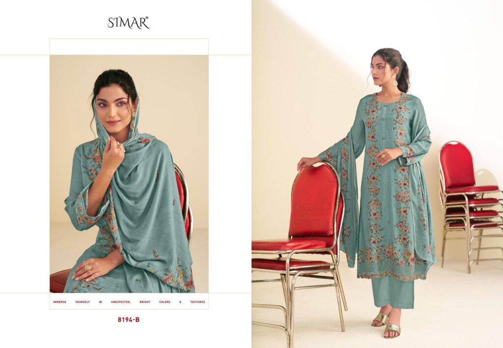 Buy Glossy Simar Shiza Viscose Muslin Digital Print Salwar Kameez Wholesale 2026