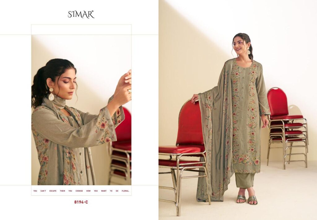 Buy Glossy Simar Shiza Viscose Muslin Digital Print Salwar Kameez Wholesale 2026