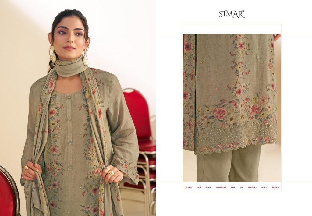 Buy Glossy Simar Shiza Viscose Muslin Digital Print Salwar Kameez Wholesale 2026