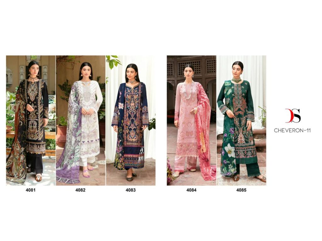 Beautiful Deepsy Cheveron 11 Cotton With Embroidery Salwar Kameez Collection Wholesale 2026
