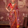 Kreshva Patola Grace P.V.Silk With Weaving Border Saree Collection Wholesale