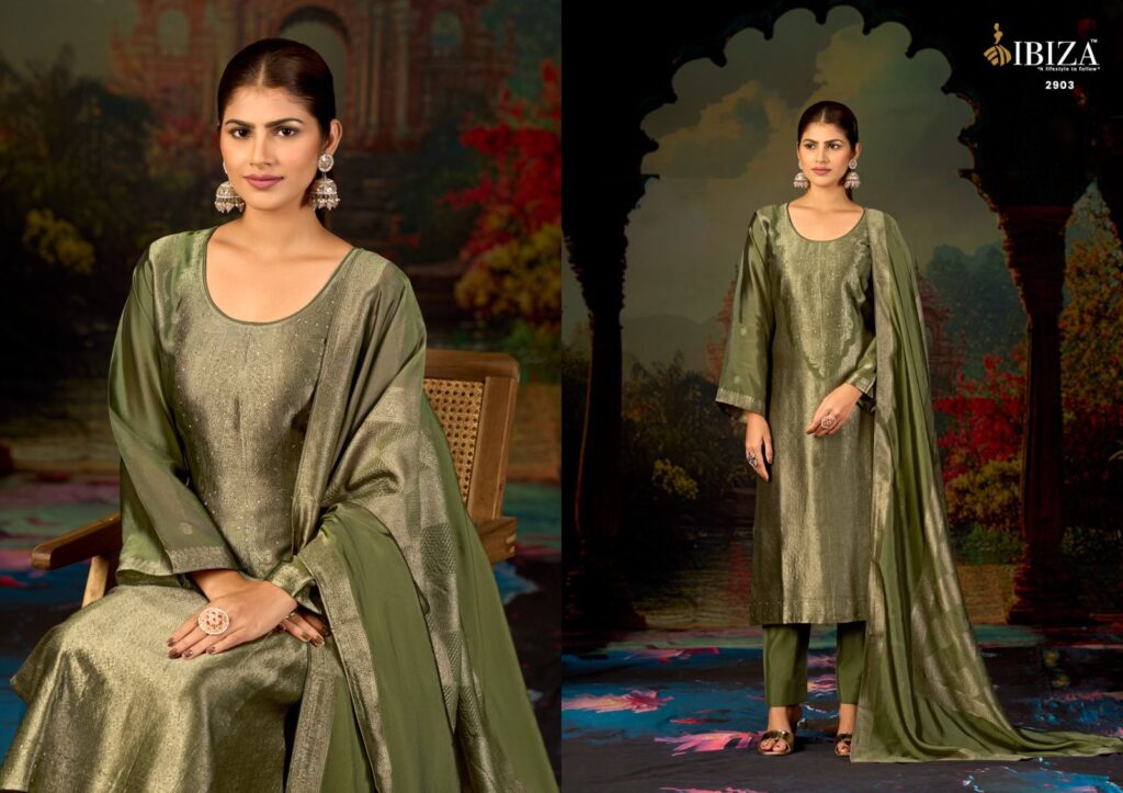 Buy Ibiza Jacadi Banglory Silk With Handwork Salwar Kameez Collection Wholesale 2026