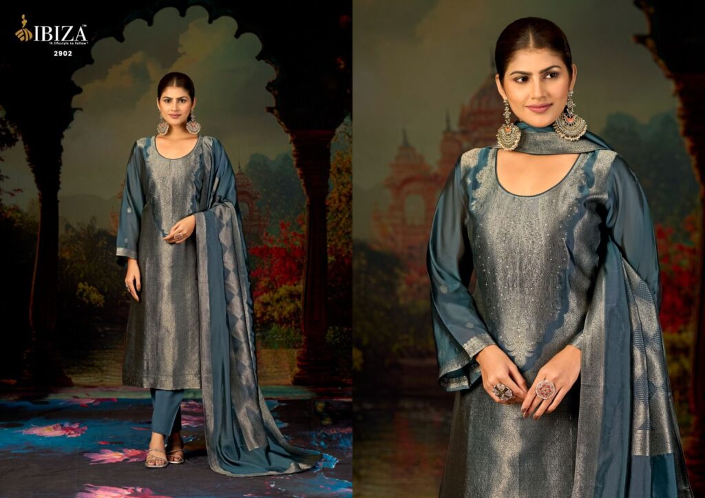 Buy Ibiza Jacadi Banglory Silk With Handwork Salwar Kameez Collection Wholesale 2026